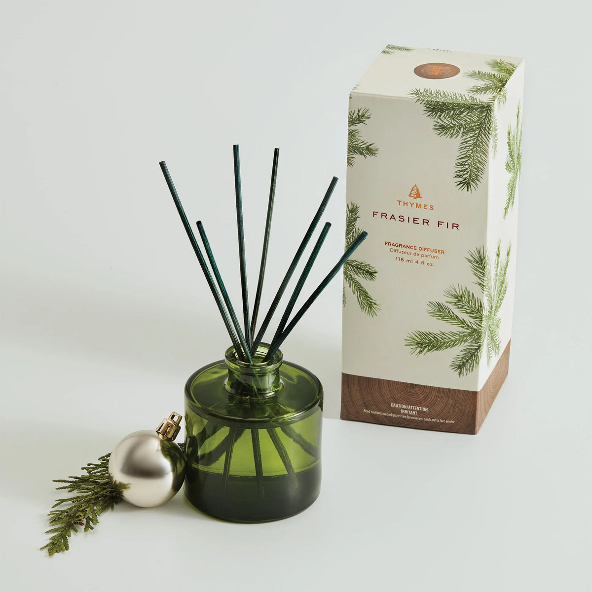 4 oz Petite Green Reed Diffuser, Frasier Fir