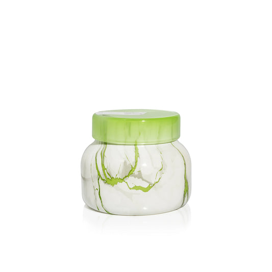 8 oz Petite Modern Marble Jar, Honeydew Crush