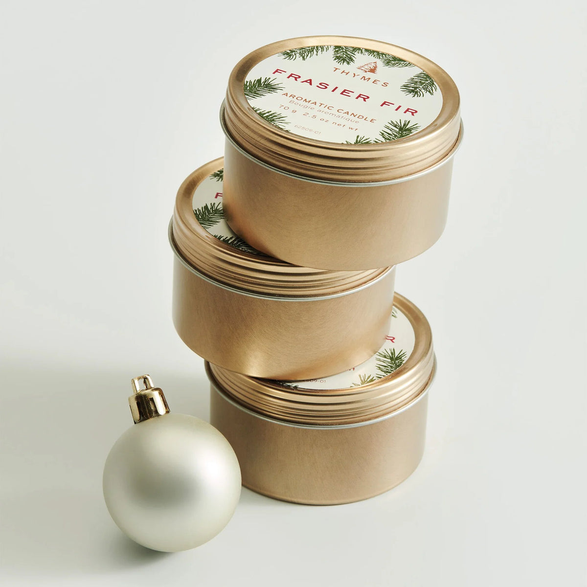 2.5 oz Travel Tin Candle, Frasier Fir
