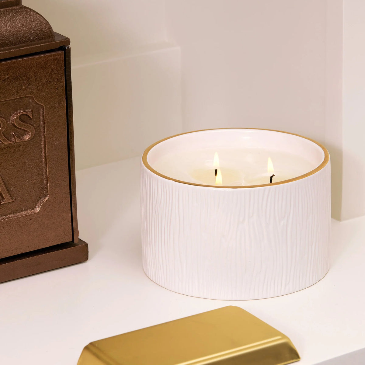 20 oz Ceramic 3-Wick Candle, Frasier Fir