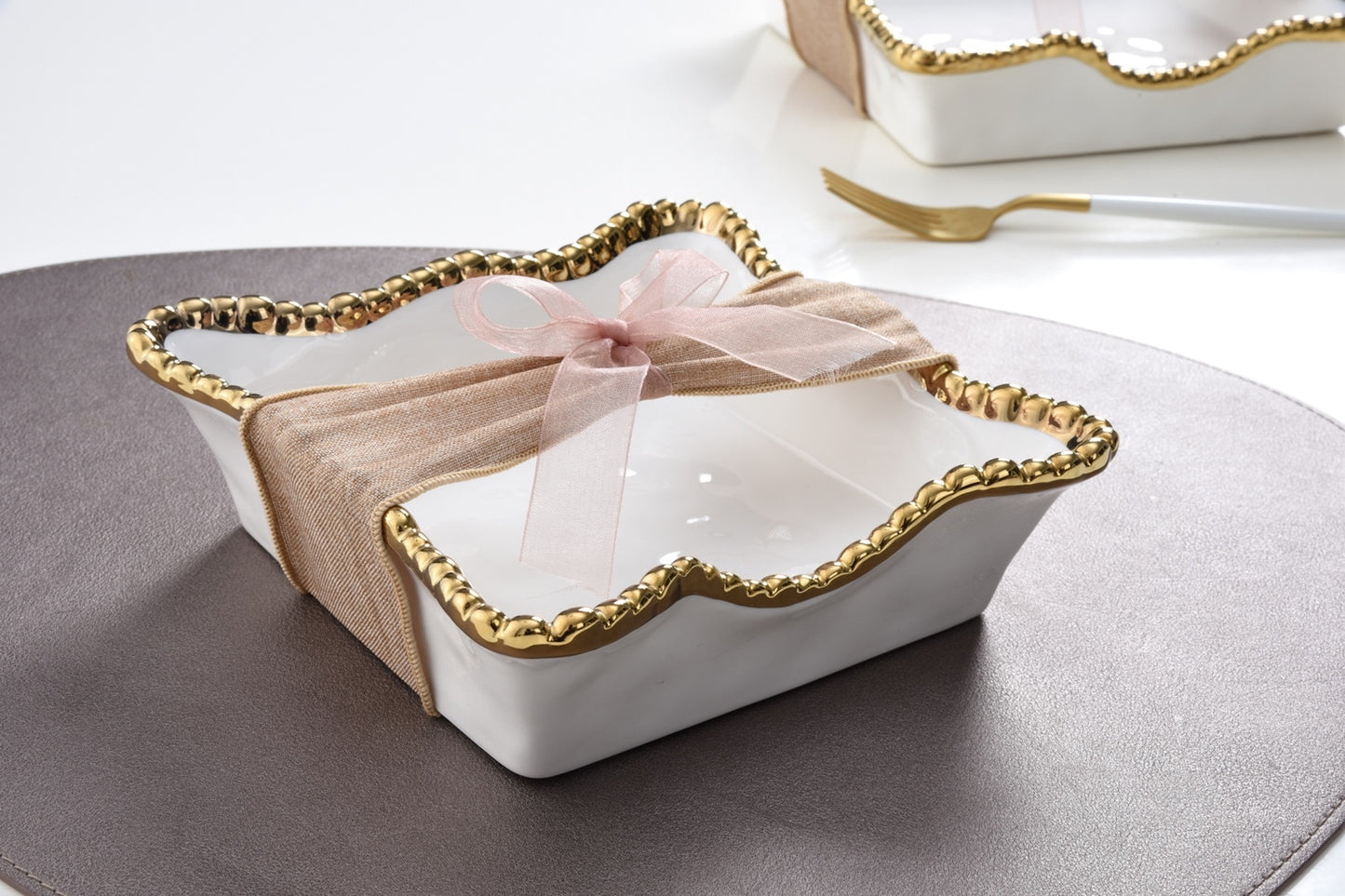 Cocktail Napkin Holder In Golden Salerno