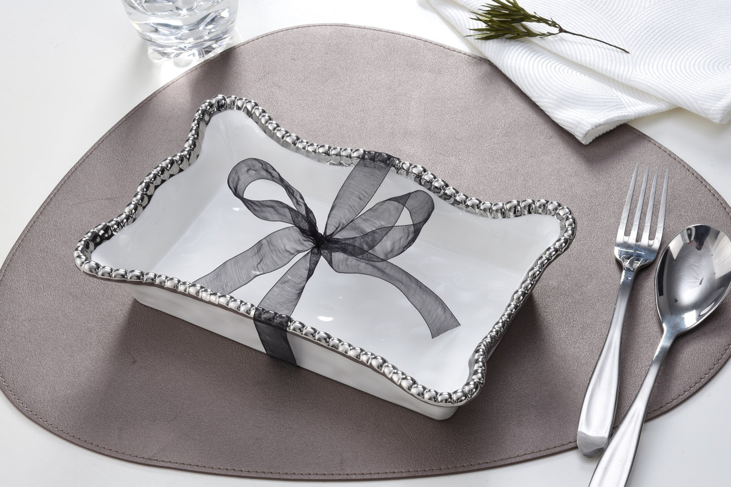 Dinner Napkin/ Guest Towel Holder In Salerno