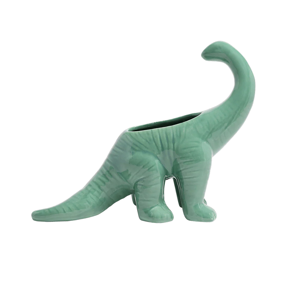 Brontosaurus Ceramic Indoor Plant Pot