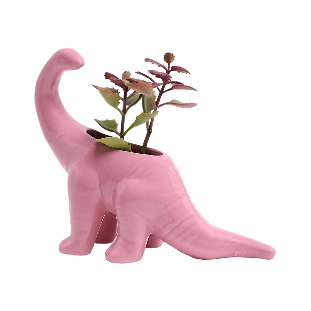 Brontosaurus Ceramic Indoor Plant Pot