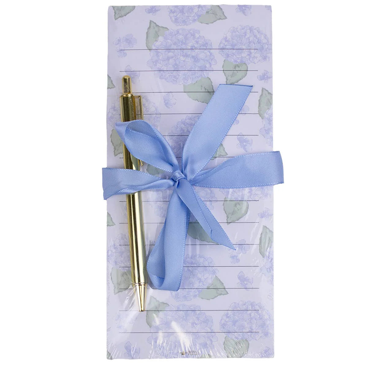 Hydrangea Notepad Gift Set Blue/White