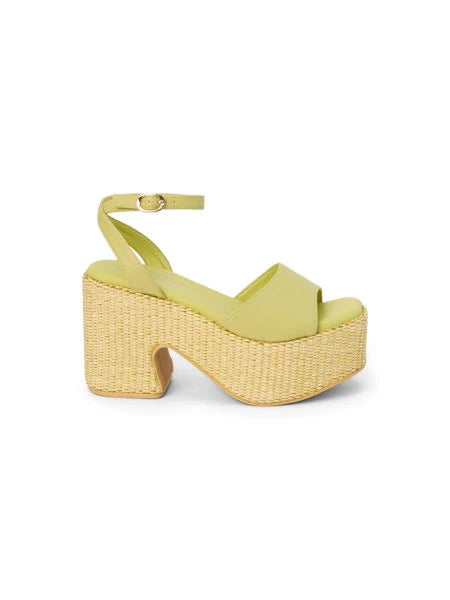 Arden Platform Sandal Chartreuse