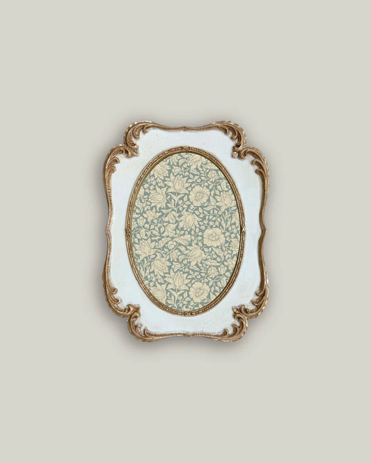 4X6 Antique Ivory Photo Frame