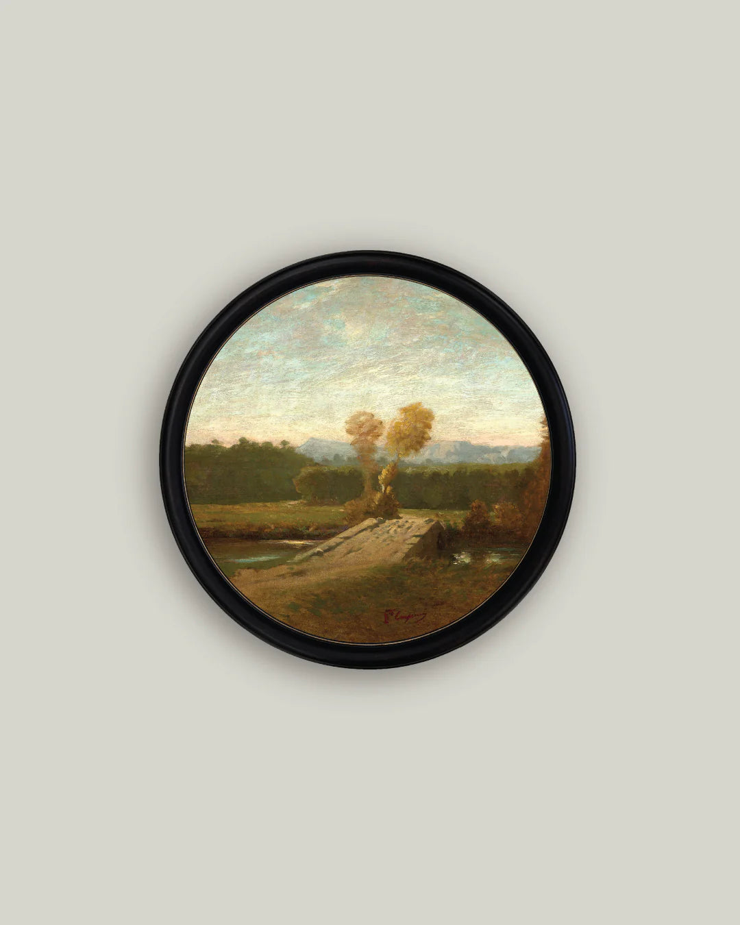 13X13 Circle Bridge Landscape