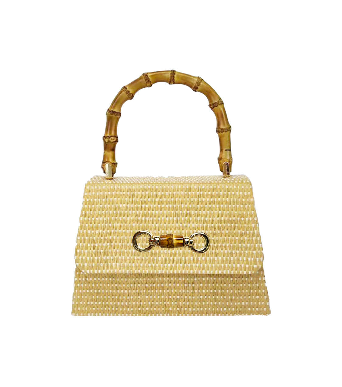 Lulu Bag With Bamboo Handle