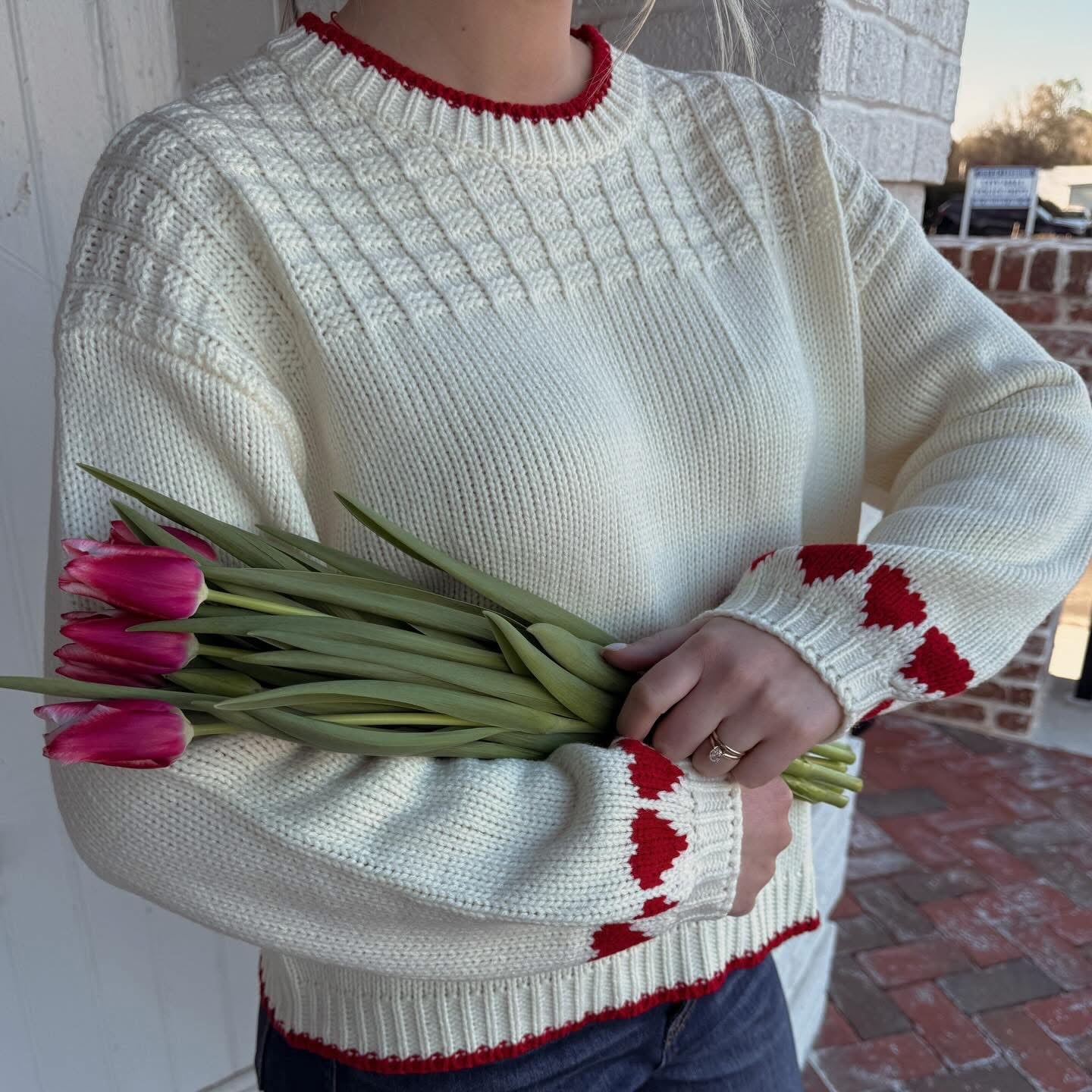 Cozy Hearts Sweater