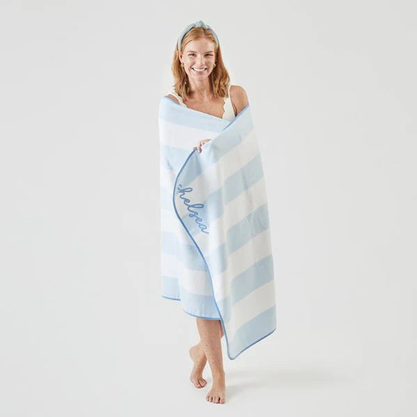 Beach Towel Blue stripe