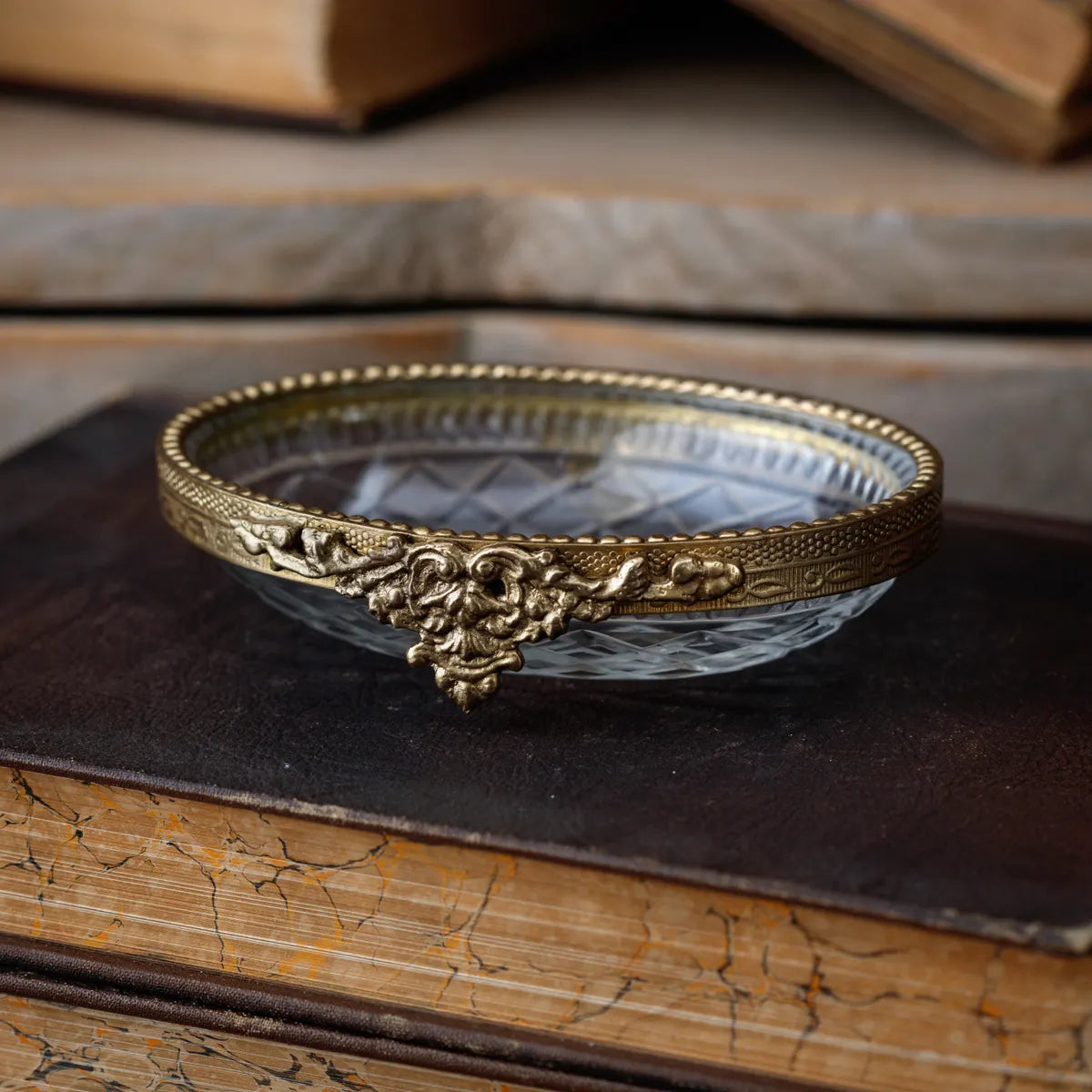 Vintage Inspired Oval Trinket Dish