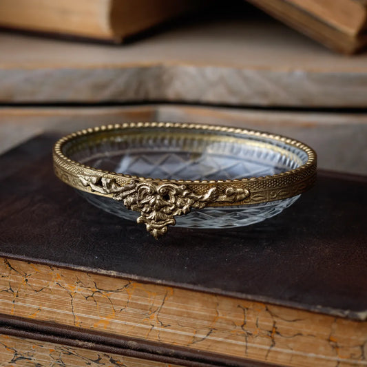 Vintage Inspired Oval Trinket Dish