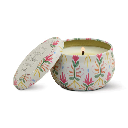 Bronzed Gardenia - Printed Tin 2oz Candle