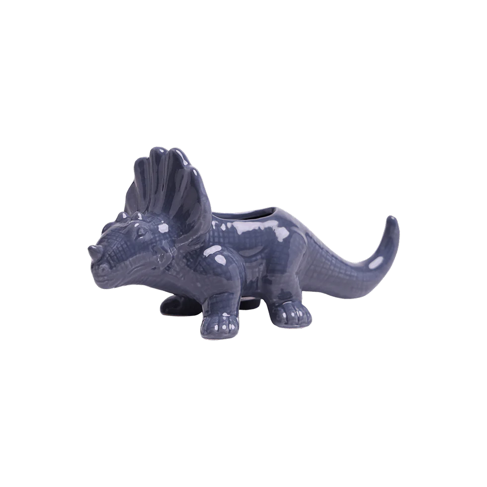 Triceratops Ceramic Indoor Plant Pot