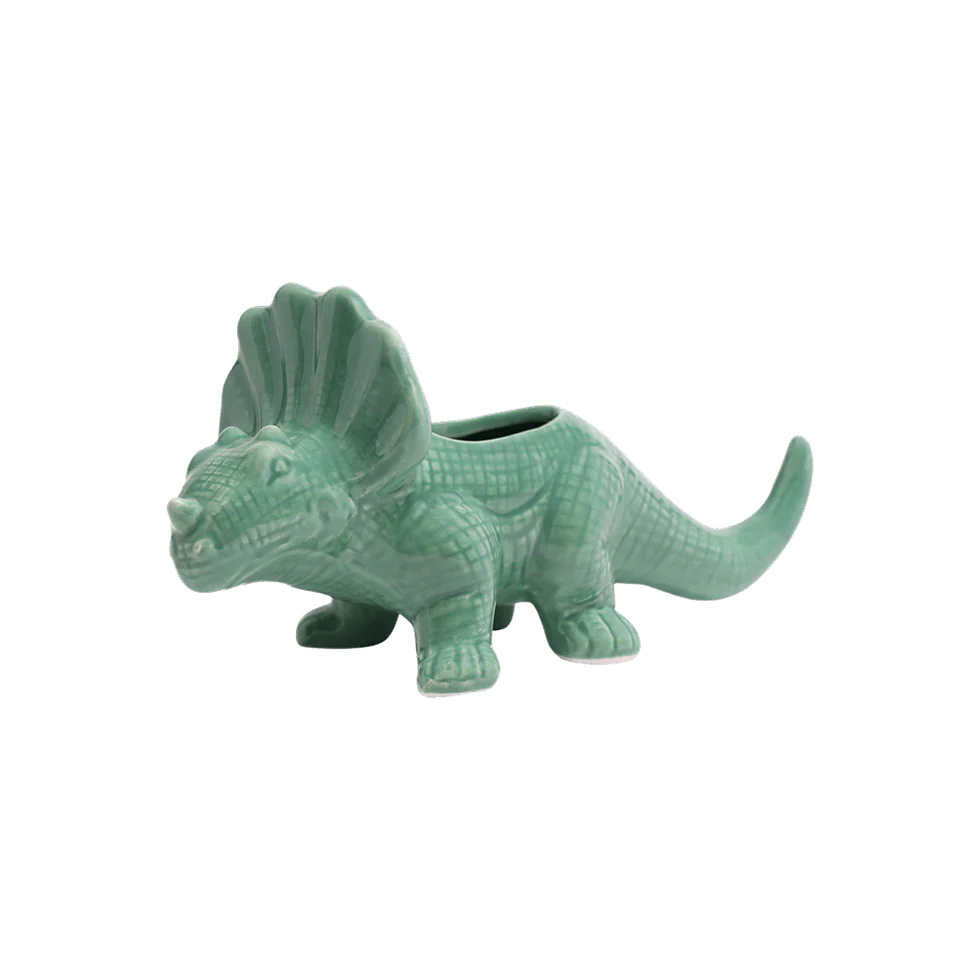Triceratops Ceramic Indoor Plant Pot
