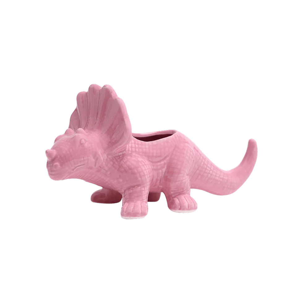 Triceratops Ceramic Indoor Plant Pot