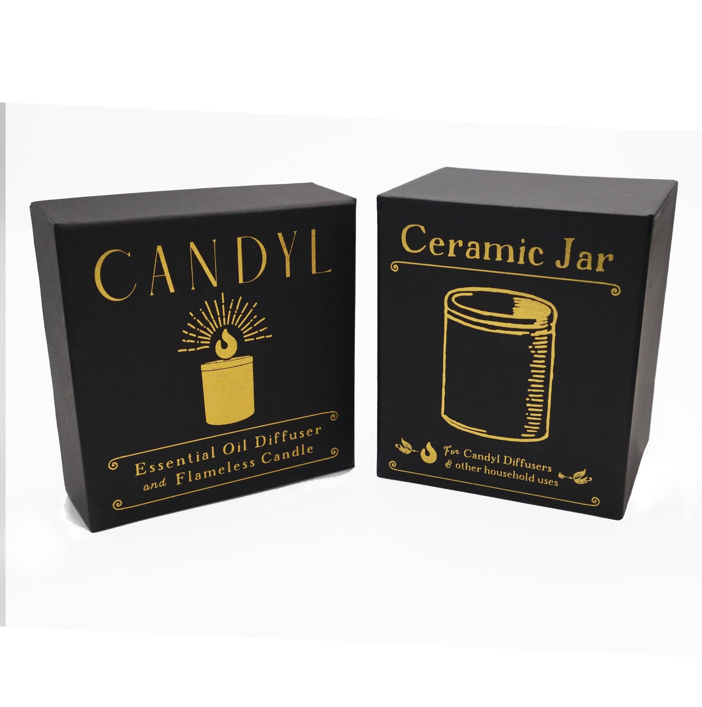 Candyl Essential Oil Diffuser with Candle Light Flame