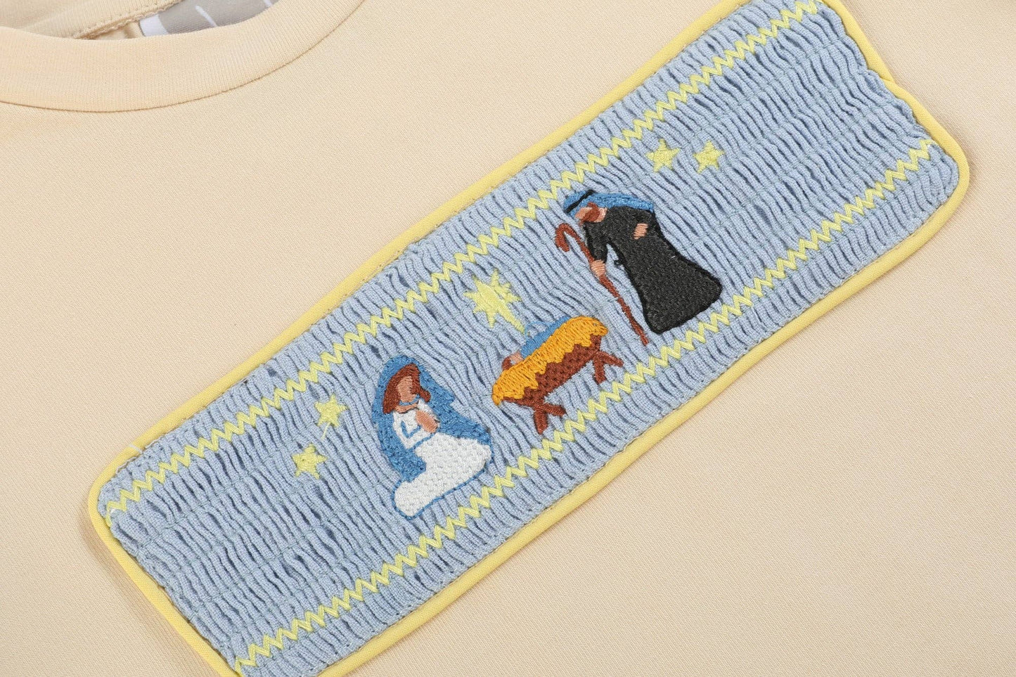 Nativity Smocked Pants Set